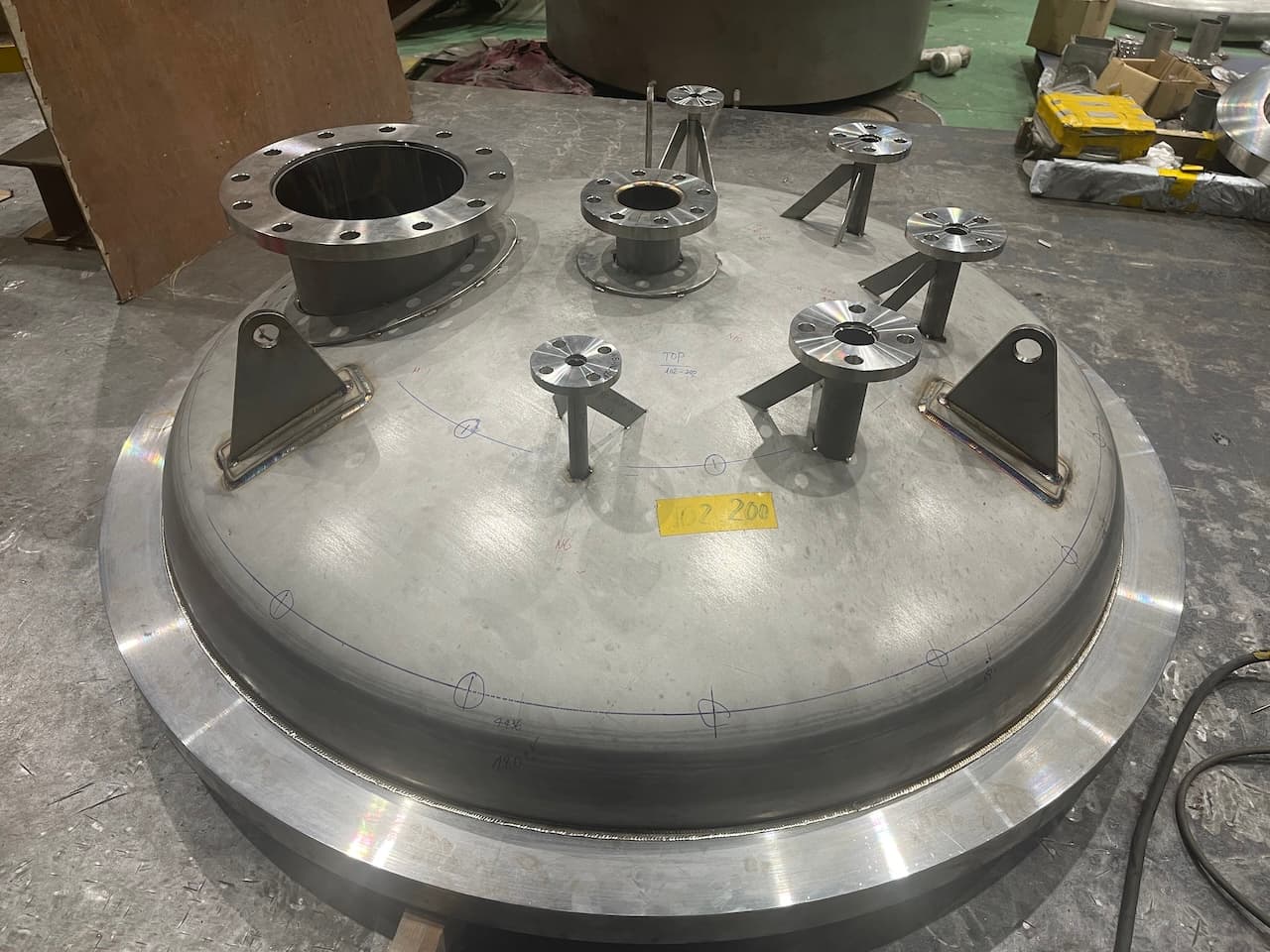 Pressure vessel dished head